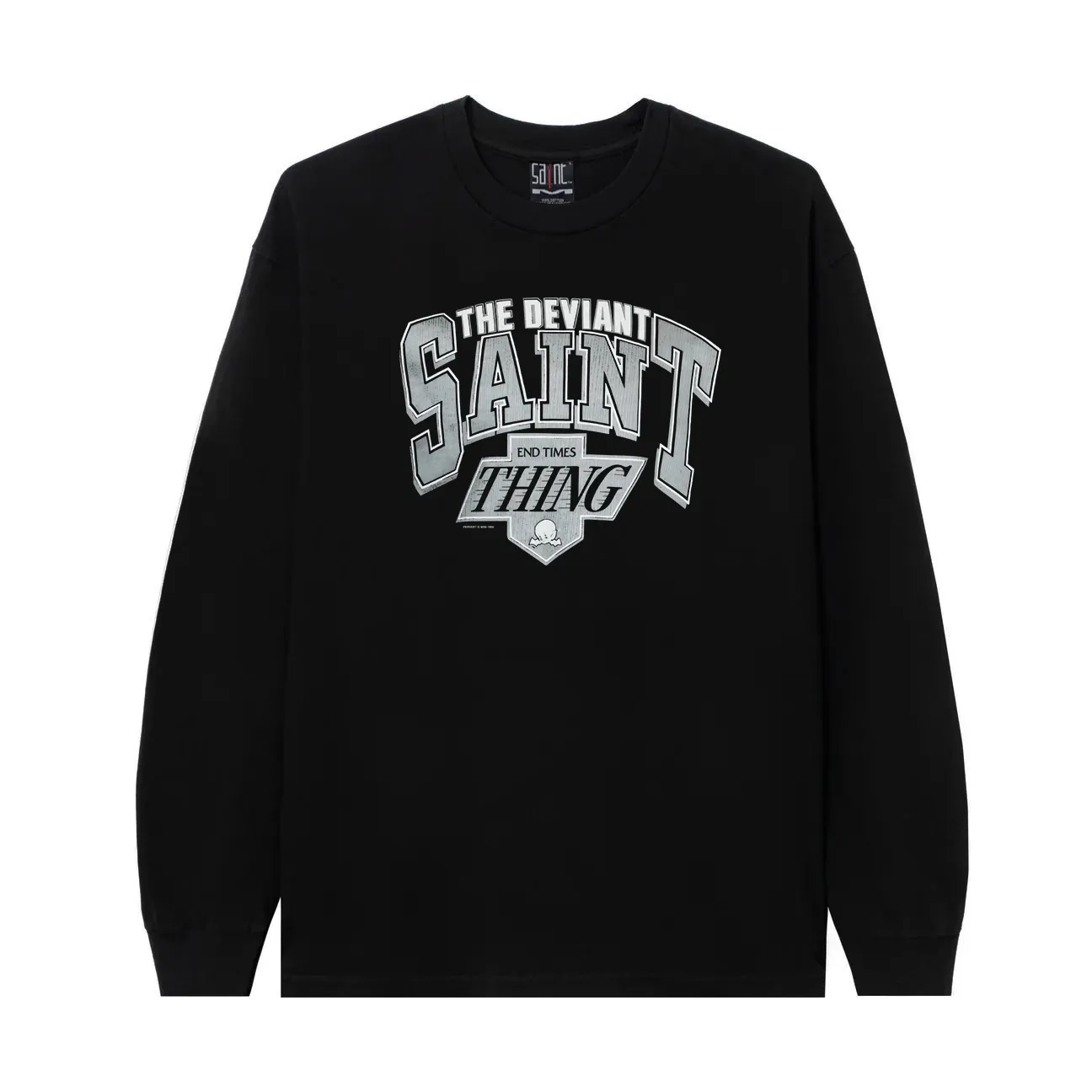 #SA69 SAINT Pure Cotton Long Sleeve T P150 Color: Black Size: S-XL